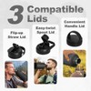KawaGebo Kamp Half Gallon Tactical Water Bottle With Straw -