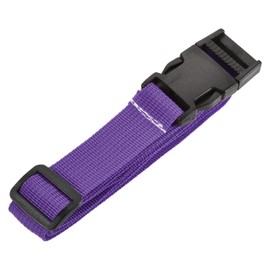 MECCANIXITY Utility Strap with Buckle 1x40 Inch Polyester Quick Release Adjustable Belt for Travel Outdoor Bag Luggage Packing (Purple)