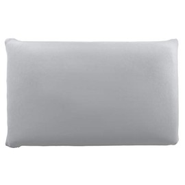 Edda Lux Cover suitable for Siebenschläfer pillow, 72 x 42 cm and for MaxxGoods neck support pillow, 70 x 42 cm, jersey cushion cover with zip, made of 100% cotton, in platinum
