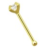 Piercing Nose Bone Stud 14 Carat Gold 0.6 x 6