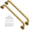 2 Pack 20 Inch Anti Slip Bronze Shower Grab Bar