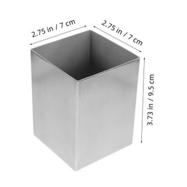 COHEALI Stainless Steel Desktop Pen Organizer Pencil Holder for Office School and Home Use Stylish Stationery Storage for Makeup Brushes and Writing Tools