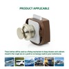 LENKRAD 6 PCS Push Button Latch Cabinet Door Catch Keyless
