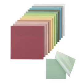 Mr. Pen- Sticky Notes, 3”x3”, 12 Pads, Transparent Sticky Notes, Sticky Note, Self-Stick Note Pads, Sticky Pads Sticky Notes Aesthetic, Colorful Sticky Notes, Sticky Notes Bulk Sticky Notes