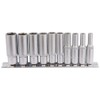 Draper 10 Piece 1/4" Deep Socket Set | 6 Point