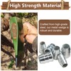 21 PCS Extended Round Axe Handle Wedge Safety Metal Wedge