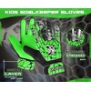 GOALIEX Soccer Goalie Gloves, Football Goalkeeper Gloves for Kids Boys