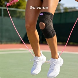 Galvaran G11 반월판 무릎보호대 강화 지지 런닝 농구 등산 조절 밴드 남녀 공용 Galvaran G11 Half-Moon Knee Brace Enhanced Support for Running, Basketball, Hiking, Adjustable Band for Men and Women