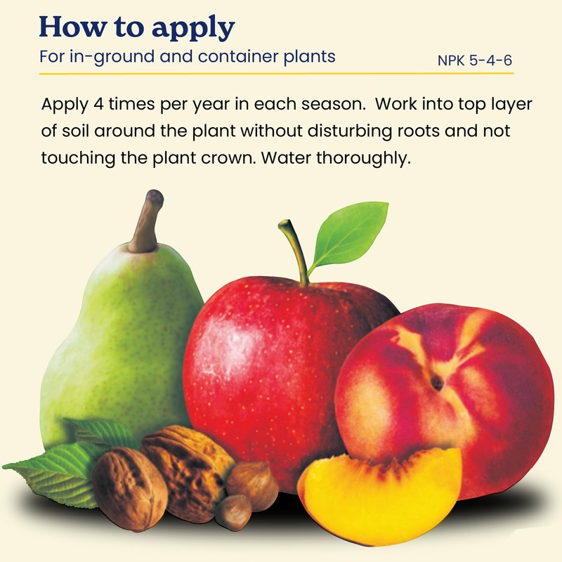 True Organic Fruit & Nut Food – Organic Fertilizer for
