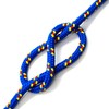 Blue & Yellow Polypropylene Rope, Solid Braided Poly Rope Cord