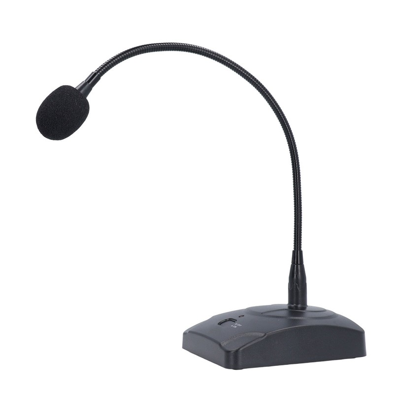 Goose Neck Microphone with XLR Jack 360 Degree Hose Desktop
