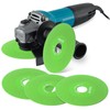Lothee 5 Pcs Rock Slab Grinding Disc, 4 Inch Glass