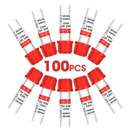 Meterbox Meterbox Micro Blood Collection Tubes 0.5ml Clot Activator Lab Collecting Tube for Lab Test Tubes Pet Animals Veterinary 100 Pcs Wrap Packaging