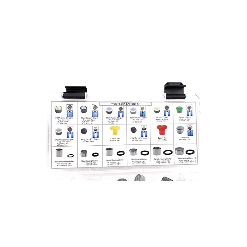 Neoperl 10 3021 0 Water Saving Aerator Kit, Wide Selection