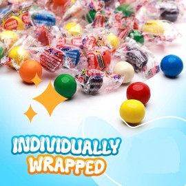 Dubble Bubble Assorted Flavors Gum Balls, Individually Wrapped Bulk (2 Pounds)