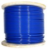 1/8" Coated to 3/16" Diameter, 7x7 Construction, Blue Vinyl Coated