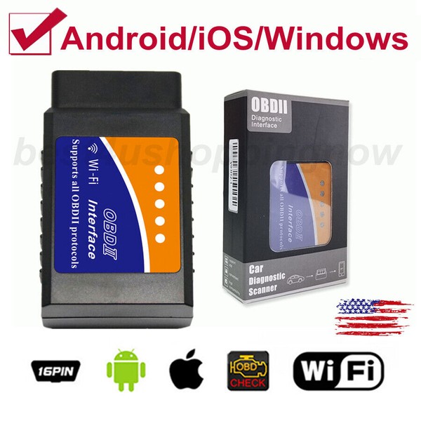 Unbranded ELM327 WiFi OBD2 OBDII Car Diagnostic Scanner Code Reader