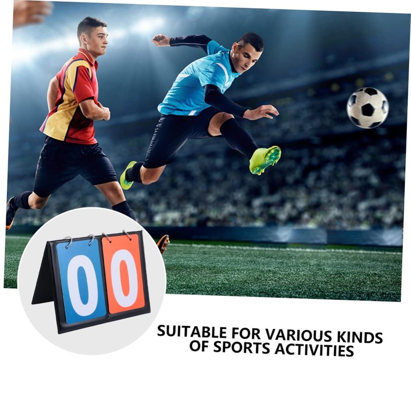 Sosoport Portable Basketball Scoreboard 2- Score Flipper Multifunctional for Sports