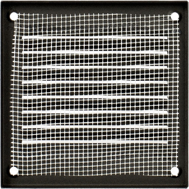 10x10cm Charcoal Air Vent Grille Steel Return Grille Ceiling Side