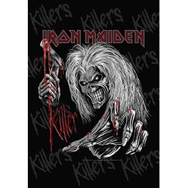 Global Merchandising Iron Maiden Flag Collage Killers # 3 Poster Flag Fabric Poster Flag