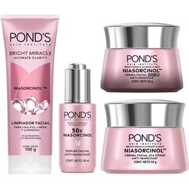 POND'S Bright Miracle Rutina Completa de 4 pasos con NIASORCINOL