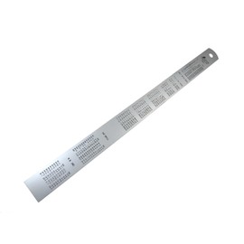 Shinwa H101-C 300 mm Rigid "Zero Glare" Metric Machinist Ruler/Rule Scale .5 mm & mm Markings