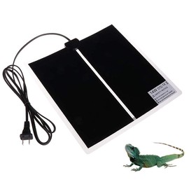 Reptile Heating Pad, 14W 11x11 inch Waterproof Reptile Heat Pad Under Tank Terrarium with Temperature Control, Safety Adjustable Reptile Heat Mat for Turtle, Tortoise, Snakes, Lizard, Gecko