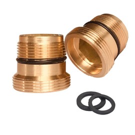 HATOOLHA® 22mm NPT Male to Male Tap Adapter Integrated Tap Aerator Connector to Water Purifier Tap Adapter (16.2mm)