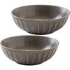 Mino Pottery Tetote 130 Medium Bowl, Tin Set of 2
