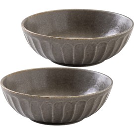Mino Pottery Tetote 130 Medium Bowl, Tin Set of 2