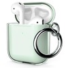 ULAK Compatible with Airpods Case Cover, Soft TPU Transparent Shockproof