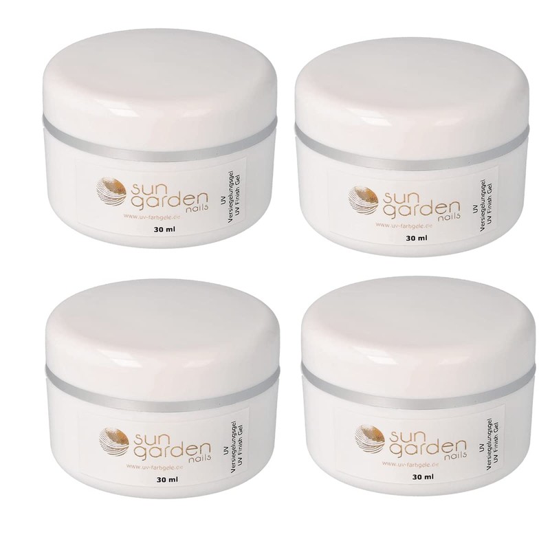 UV Classic Versiegelungsgel Klar 4 x 30ml - UV Finishgel