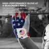 FINGER TEN Golf Gloves USA Flag Blue Camo Plaid Men