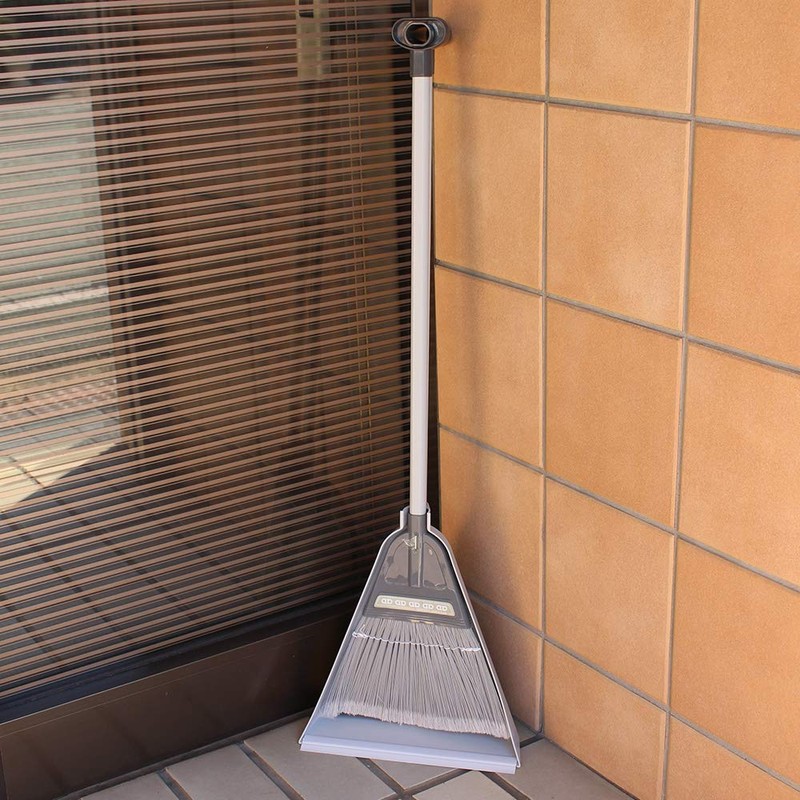 Azuma BR148 Broom Dustpan Synthetic Fiber Chilitore Gray Total Chilitori