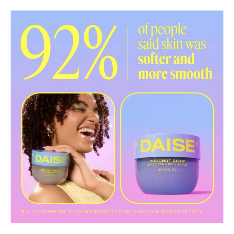 Daise Coconut Glow Exfoliante Corporal Suave