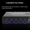 Professional 5 Band Car Equalizer Multifunctional Car Audio EQ Tuning
