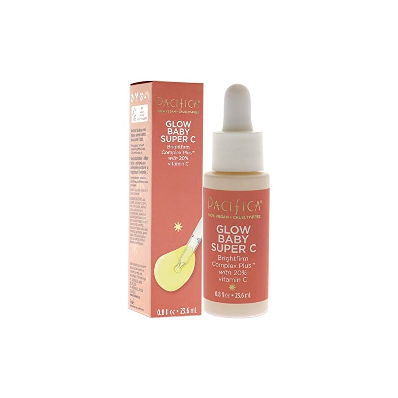 Pacifica Glow Baby Super C Serum Serum Unisex 0.8 oz,