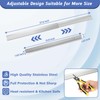 Stove Gap Covers Stainless Steel 2 Packs, 13.8~27.6 Inch Adjustable