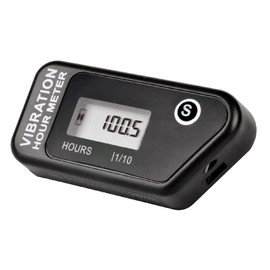 Runleader Digital Wireless Hour Meter,Vibration Operation for Golf Cart Tractor Generator Compressor Chainsaw Motorcycle Pressure Washer and Gas/Diesel Powered Machine. (016B-B1-BK) Brand: Runleader