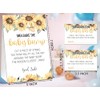 Baby Shower Games Measure The Baby Bump Game, Sunflower Theme,
