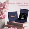 Keltischer Knoten Halskette für Damen S925 Sterling Silber Keltischer Knoten
