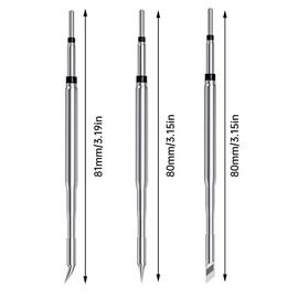 T26 Soldering Iron Tip,3-type Welding Head Tip C210 SK/ST/I Replacement Solder Rework Station Parts for Soldering Station(C210 Soldering Iron Tip)