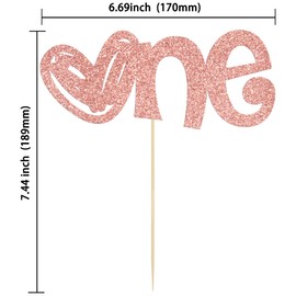 Ephlyn - Decoración para tartas con forma de corazón, con purpurina, para el día de San Valentín, primer cumpleaños, decoración para decoración de tartas para baby shower, cumpleaños, fiesta,