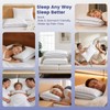DOWNSTORIA Shredded Memory Foam Pillows Queen Size Set of 2,