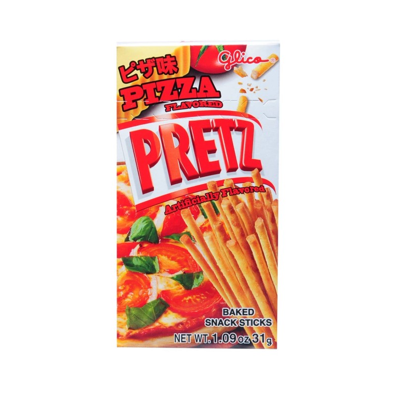 Pretz Glico Pretz Biscuit Stick, Pizza Flavored, 1.09 Ounce (Pack