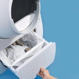 40 Pack CATLINK Trash Bags, for Automatic Cat Litter Box for Scooper Young & Luxury PRO & Ultra Not Suitable for Scooper SE & SE LITE