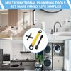 LAISGOO Plumbing Tools - Angle Stop Wrench & Angle-On Kit