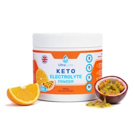 Ultra Lyte Keto Powder – Fresh Maracuja Orange Electrolytes – 0 Carbs, 30 Servings – Potassium, Magnesium, Sodium – Keto & Fasting Friendly – Sugar-Free Formula