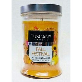 Tuscany Candle Tuscany Candle Fall Festival Premium Marbled Wax 2-Wick Tumbler Large 18 Oz