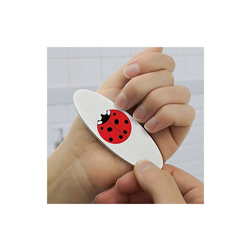Lady Bug Ladybug Insect Double-Sided Oval Nail File Emery Board